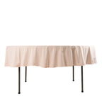 Scuba Round 90" Tablecloth Blush - Wrinkle Free & Stain Resistant Table Cover - Bell Racket Store
