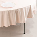 Scuba Round 90" Tablecloth Blush - Wrinkle Free & Stain Resistant Table Cover - Bell Racket Store