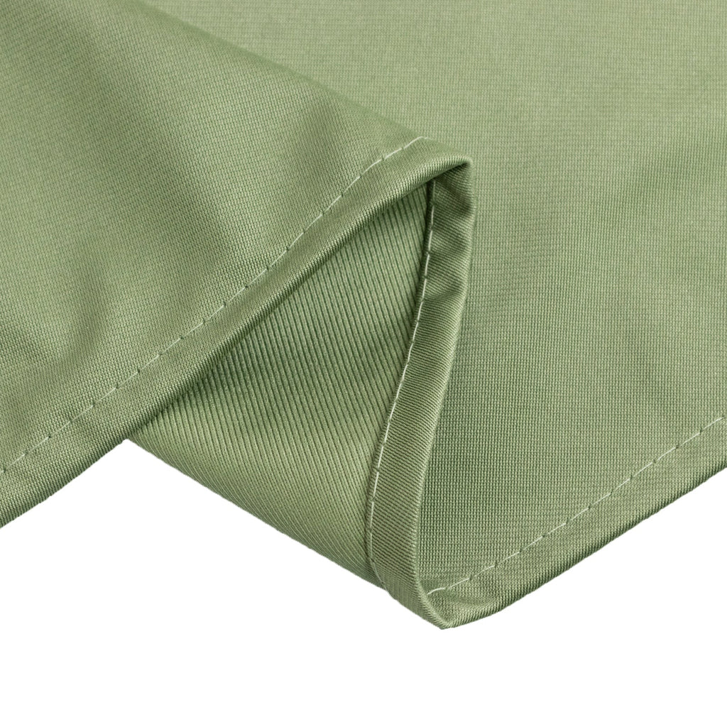 Scuba Round 90" Tablecloth Dusty Sage Green - Wrinkle Free & Stain Resistant Table Cover - Bell Racket Store