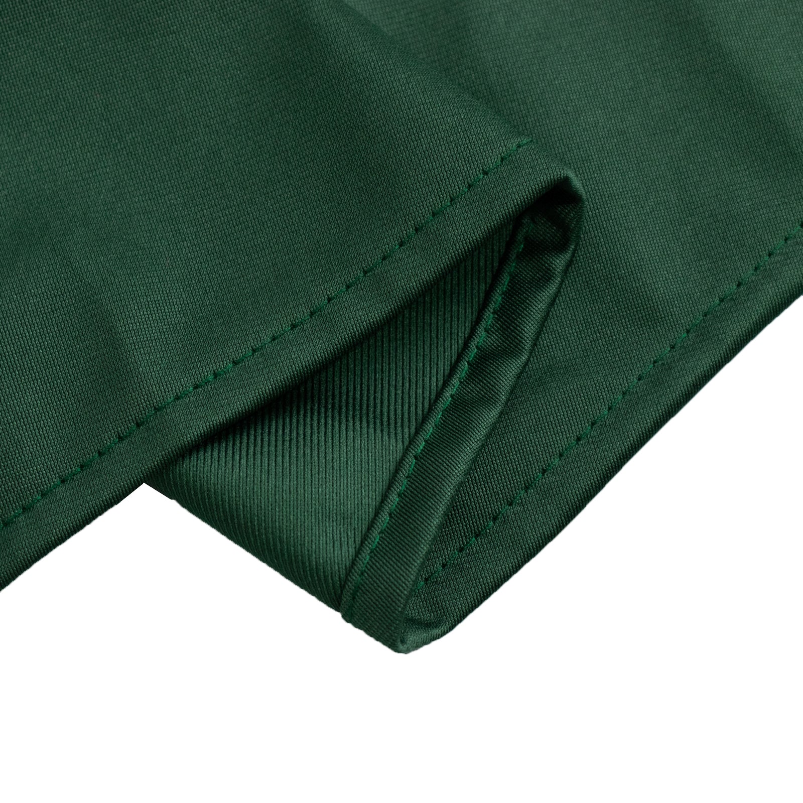 Scuba Round 90" Tablecloth Hunter Emerald Green - Wrinkle Free & Stain Resistant Table Cover - Bell Racket Store