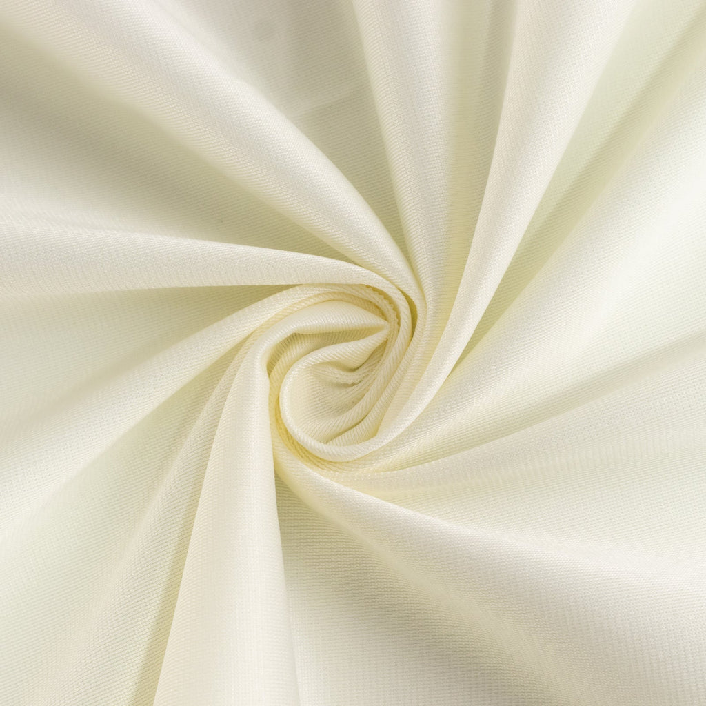 Scuba Round 90" Tablecloth Ivory - Wrinkle Free & Stain Resistant Table Cover - Bell Racket Store