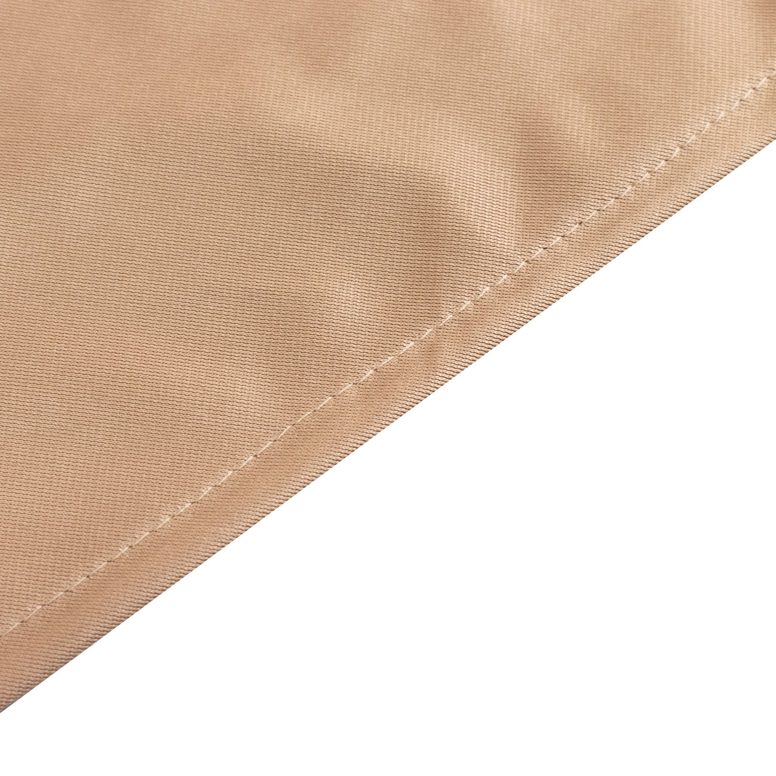 Scuba Round 90" Tablecloth Nude - Wrinkle Free & Stain Resistant Table Cover - Bell Racket Store