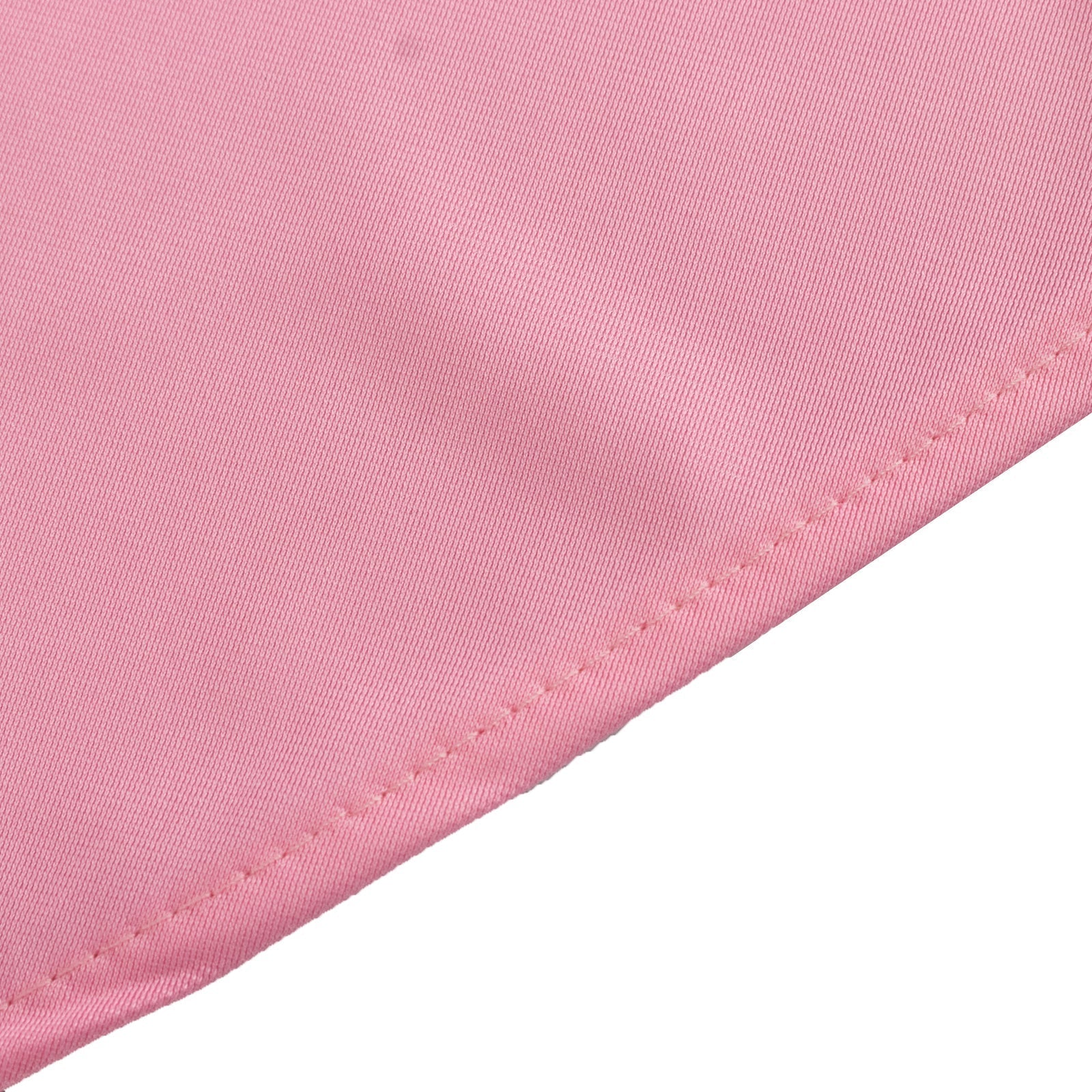 Scuba Round 90" Tablecloth Pink - Wrinkle Free & Stain Resistant Table Cover - Bell Racket Store