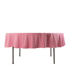 Scuba Round 90" Tablecloth Pink - Wrinkle Free & Stain Resistant Table Cover - Bell Racket Store