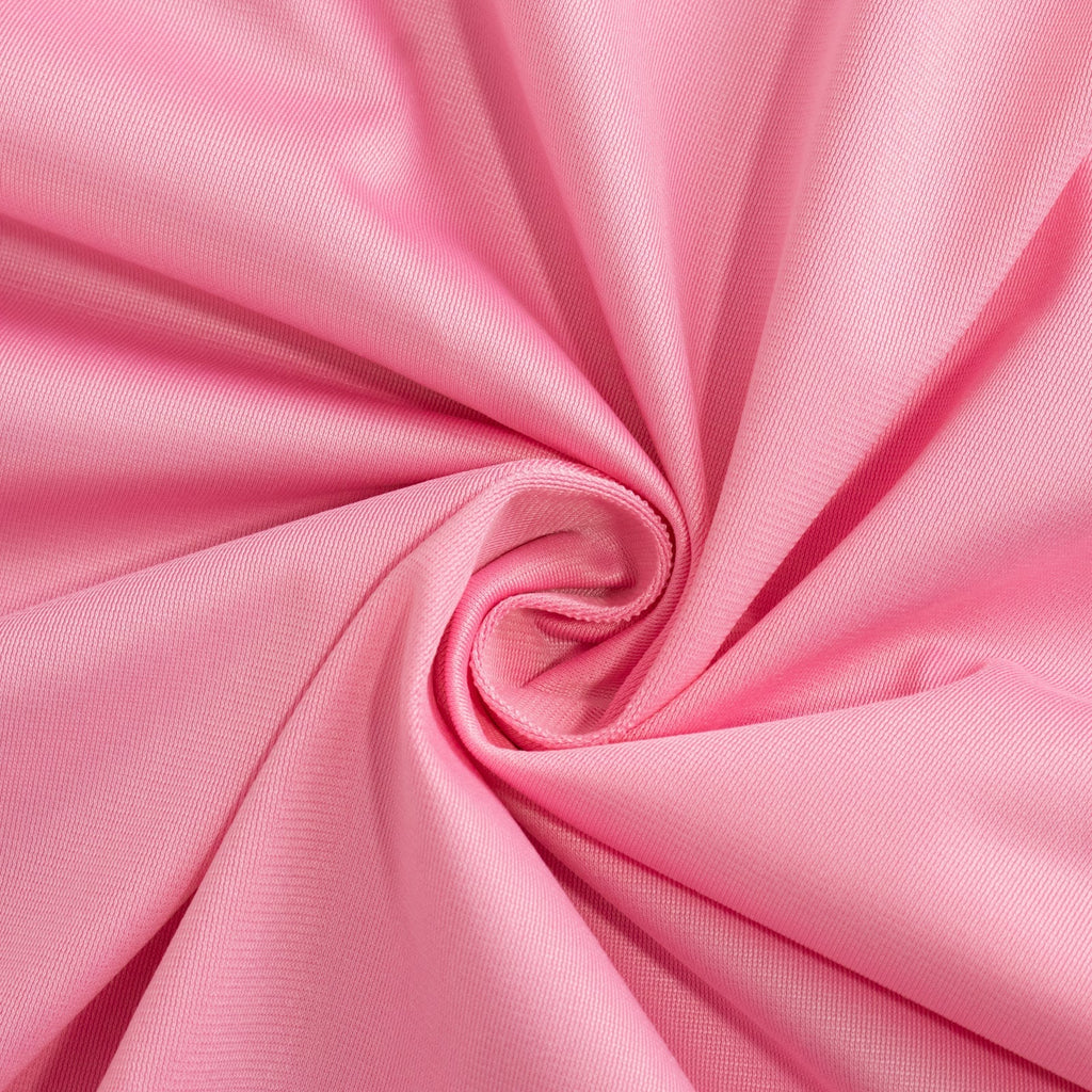 Scuba Round 90" Tablecloth Pink - Wrinkle Free & Stain Resistant Table Cover - Bell Racket Store