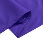 Scuba Round 90" Tablecloth Purple - Wrinkle Free & Stain Resistant Table Cover - Bell Racket Store
