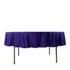 Scuba Round 90" Tablecloth Purple - Wrinkle Free & Stain Resistant Table Cover - Bell Racket Store