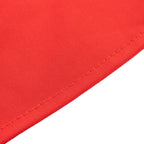 Scuba Round 90" Tablecloth Red - Wrinkle Free & Stain Resistant Table Cover - Bell Racket Store
