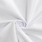 Scuba Round 90" Tablecloth White - Wrinkle Free & Stain Resistant Table Cover for Weddings and Banquets - Bell Racket Store