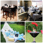 Scuba Square 54"x54" Tablecloth White - Wrinkle Free & Stain Resistant Table Cover for Weddings & Events - Bell Racket Store