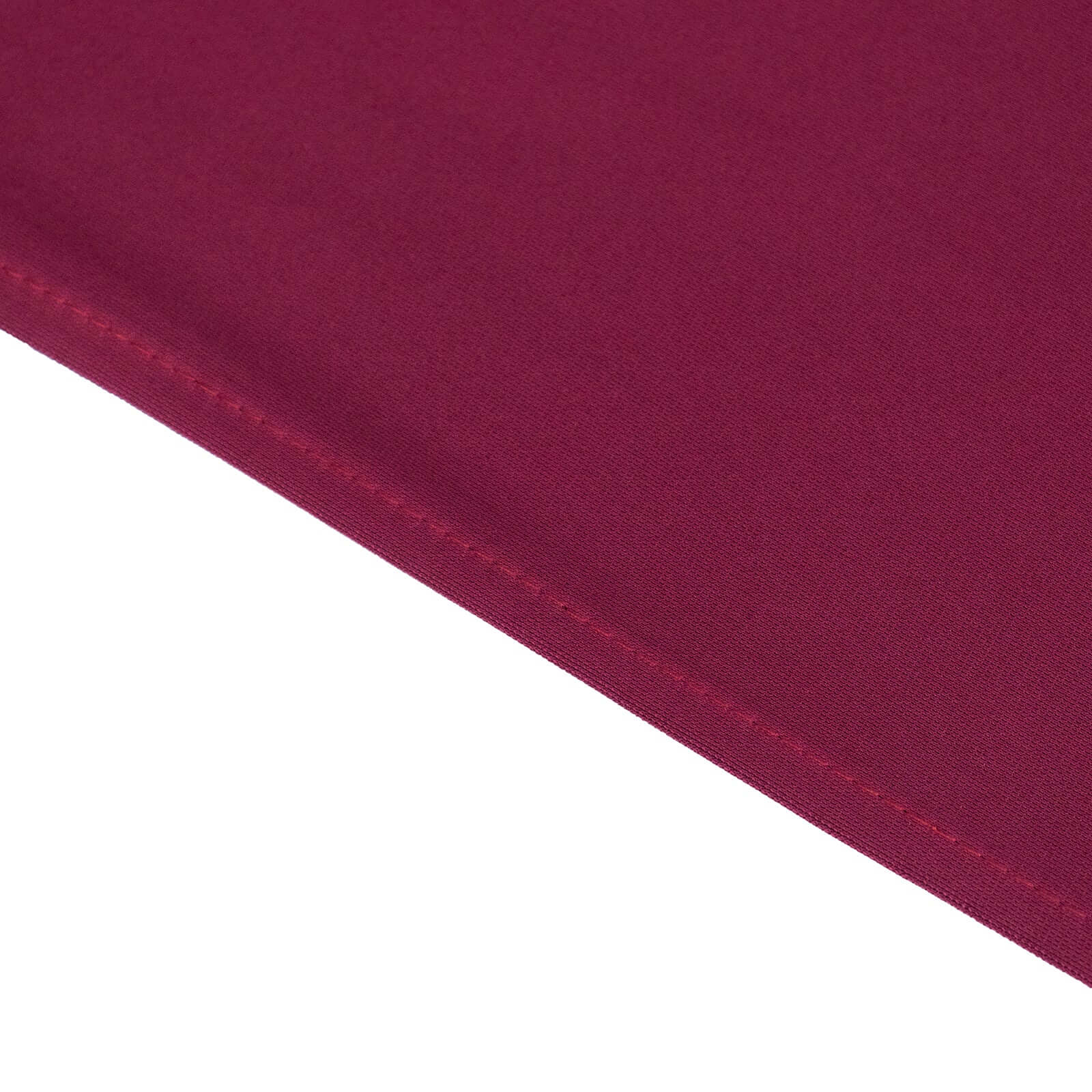 Scuba Square 70"x70" Tablecloth Burgundy - Wrinkle Free & Stain Resistant Table Cover - Bell Racket Store
