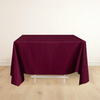 Scuba Square 70"x70" Tablecloth Burgundy - Wrinkle Free & Stain Resistant Table Cover - Bell Racket Store
