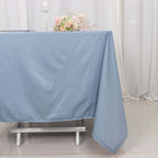 Scuba Square 70"x70" Tablecloth Dusty Blue - Wrinkle Free & Stain Resistant Table Cover - Bell Racket Store