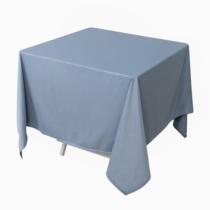 Scuba Square 70"x70" Tablecloth Dusty Blue - Wrinkle Free & Stain Resistant Table Cover - Bell Racket Store