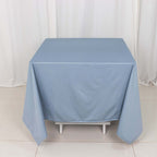 Scuba Square 70"x70" Tablecloth Dusty Blue - Wrinkle Free & Stain Resistant Table Cover - Bell Racket Store