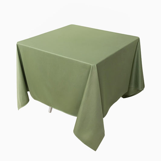 Scuba Square 70"x70" Tablecloth Dusty Sage Green - Wrinkle Free & Stain Resistant Table Cover - Bell Racket Store
