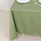 Scuba Square 70"x70" Tablecloth Dusty Sage Green - Wrinkle Free & Stain Resistant Table Cover - Bell Racket Store