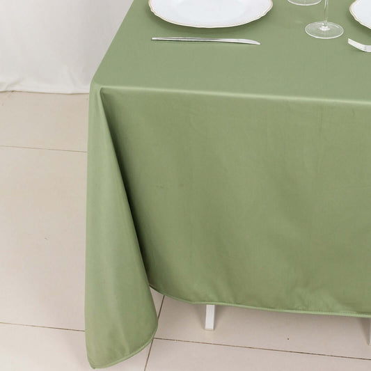 Scuba Square 70"x70" Tablecloth Dusty Sage Green - Wrinkle Free & Stain Resistant Table Cover - Bell Racket Store