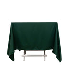 Scuba Square 70"x70" Tablecloth Hunter Emerald Green - Wrinkle Free & Stain Resistant Table Cover - Bell Racket Store