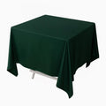 Scuba Square 70"x70" Tablecloth Hunter Emerald Green - Wrinkle Free & Stain Resistant Table Cover - Bell Racket Store