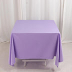 Scuba Square 70"x70" Tablecloth Lavender Lilac - Wrinkle Free & Stain Resistant Table Cover - Bell Racket Store