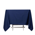 Scuba Square 70"x70" Tablecloth Navy Blue - Wrinkle Free & Stain Resistant Table Cover - Bell Racket Store