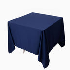 Scuba Square 70"x70" Tablecloth Navy Blue - Wrinkle Free & Stain Resistant Table Cover - Bell Racket Store
