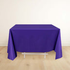 Scuba Square 70"x70" Tablecloth Purple - Wrinkle Free & Stain Resistant Table Cover - Bell Racket Store