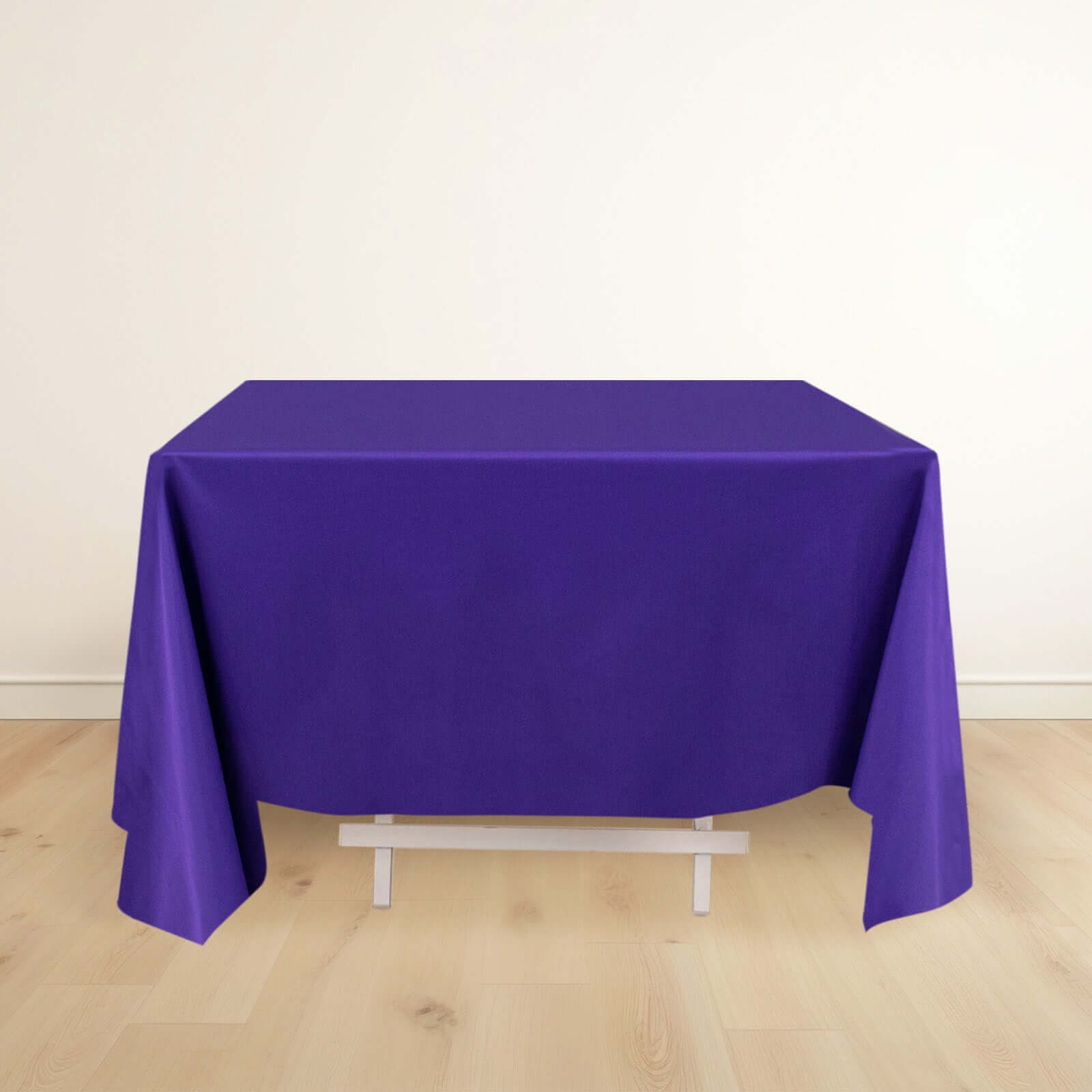 Scuba Square 70"x70" Tablecloth Purple - Wrinkle Free & Stain Resistant Table Cover - Bell Racket Store