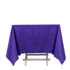 Scuba Square 70"x70" Tablecloth Purple - Wrinkle Free & Stain Resistant Table Cover - Bell Racket Store
