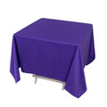 Scuba Square 70"x70" Tablecloth Purple - Wrinkle Free & Stain Resistant Table Cover - Bell Racket Store
