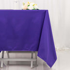 Scuba Square 70"x70" Tablecloth Purple - Wrinkle Free & Stain Resistant Table Cover - Bell Racket Store
