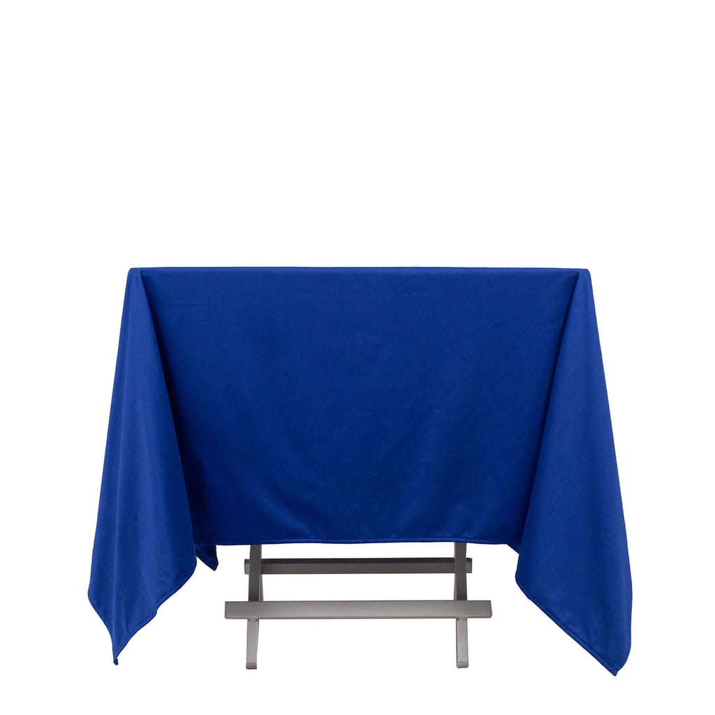 Scuba Square 70"x70" Tablecloth Royal Blue - Wrinkle Free & Stain Resistant Table Cover - Bell Racket Store