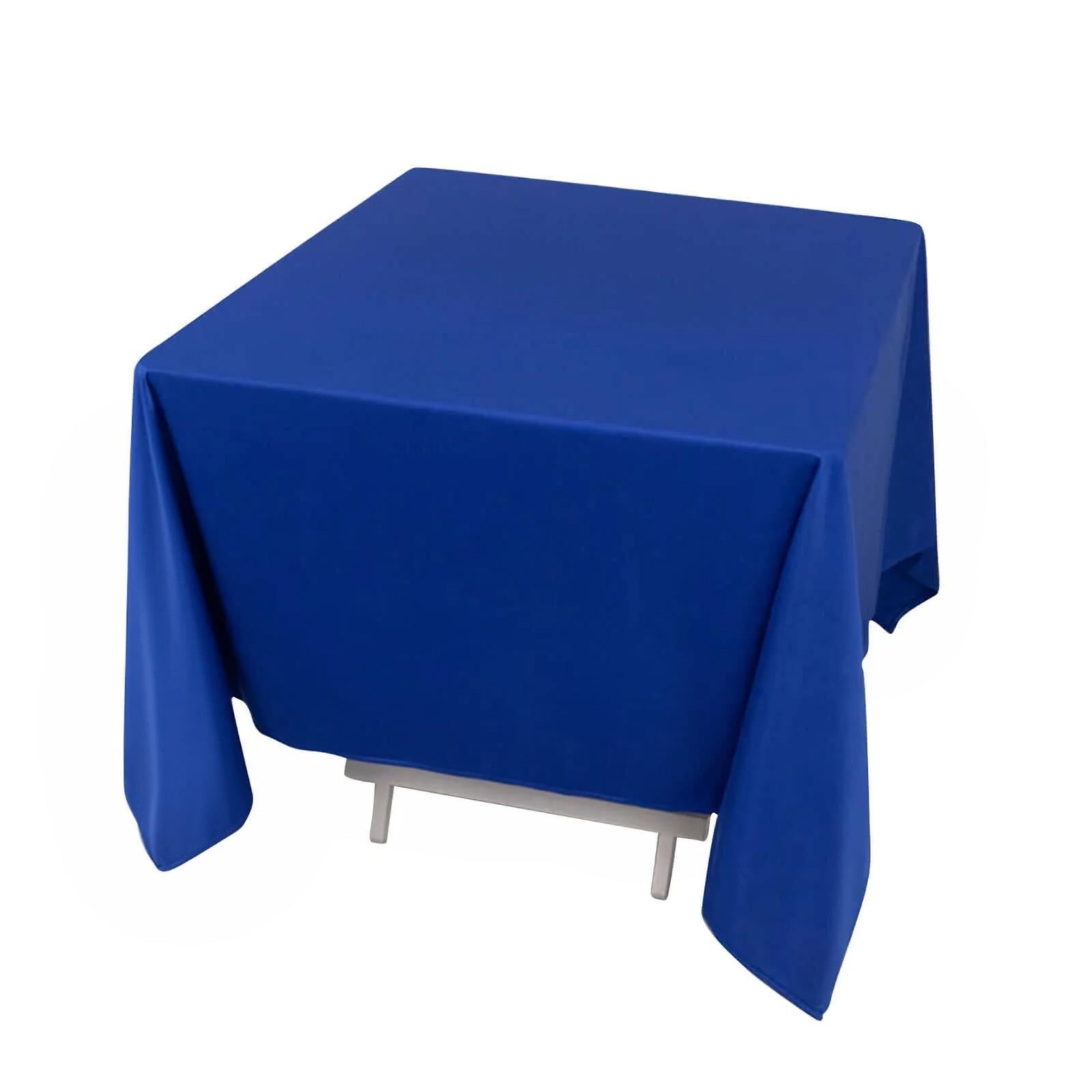 Scuba Square 70"x70" Tablecloth Royal Blue - Wrinkle Free & Stain Resistant Table Cover - Bell Racket Store