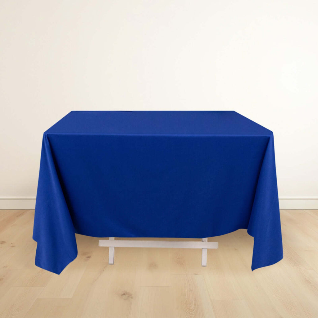 Scuba Square 70"x70" Tablecloth Royal Blue - Wrinkle Free & Stain Resistant Table Cover - Bell Racket Store