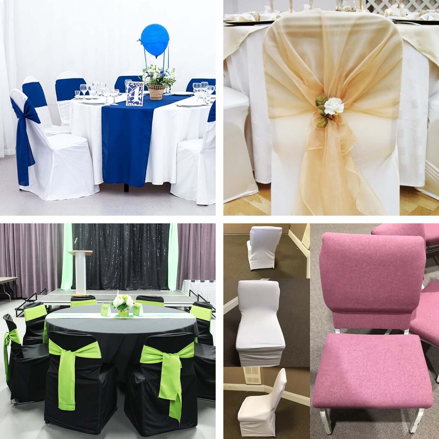 Scuba Stretch Chair Cover White for Banquet Chairs Slim Fit Design - Wrinkle Free and Durable Slipcover for Hotels, Parties & Ceremonies - NestOCart