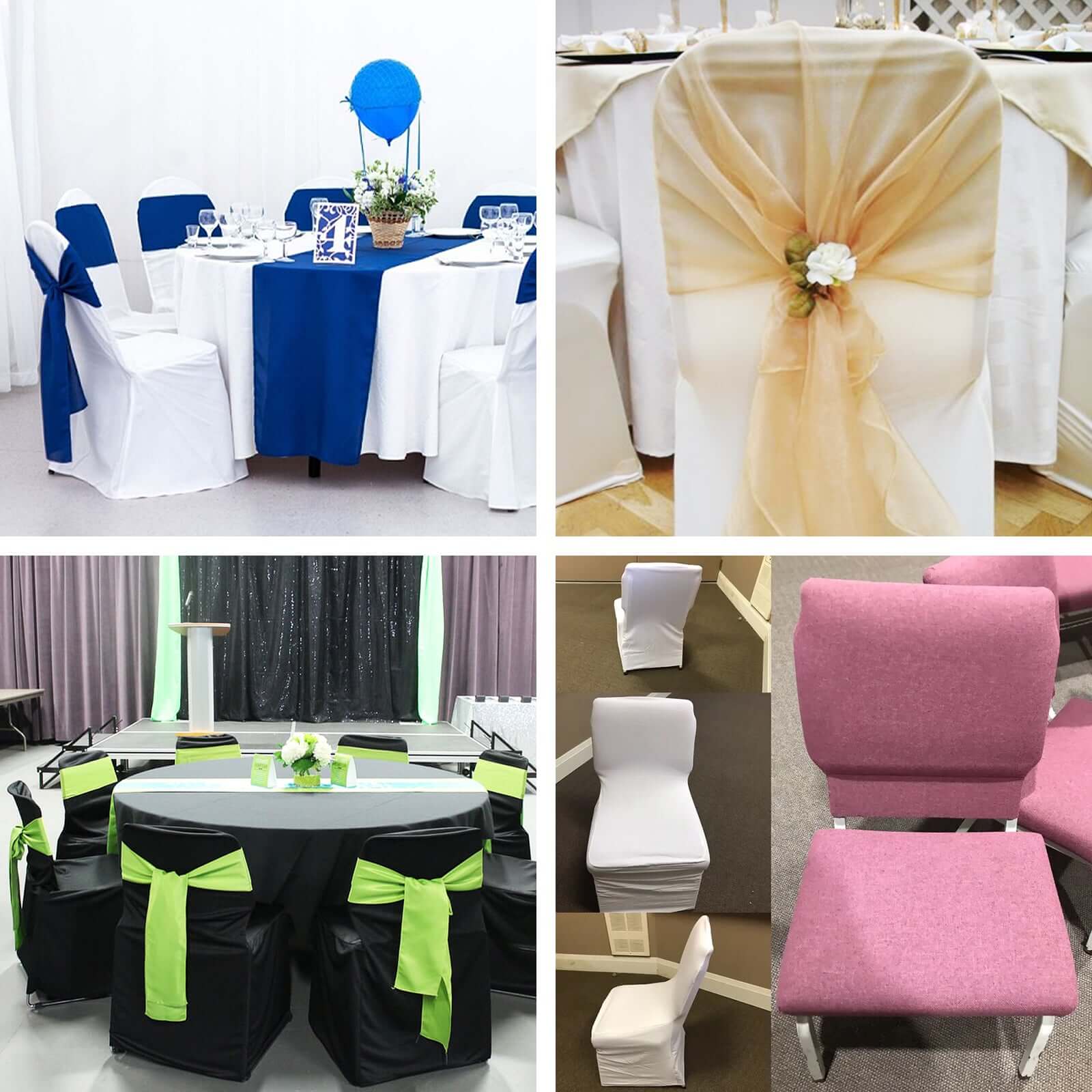 Scuba Stretch Chair Cover White for Banquet Chairs Slim Fit Design - Wrinkle Free and Durable Slipcover for Hotels, Parties & Ceremonies - NestOCart