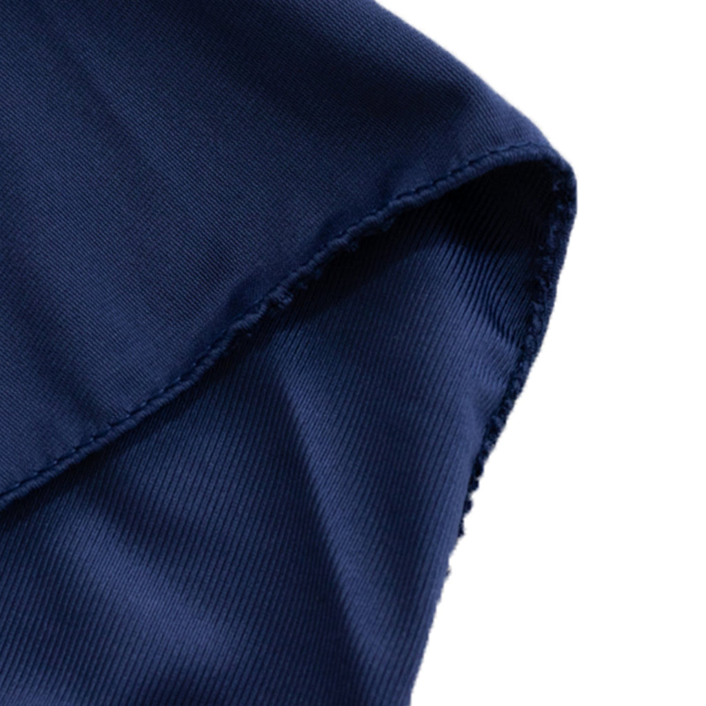 Scuba Stretch Folding Chair Cover Navy Blue - Wrinkle Free & Durable Slipcover - Bell Racket Store