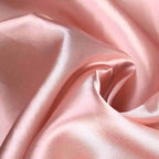 Satin 120" Round Tablecloth Dusty Rose - Stylish Seamless Table Cover