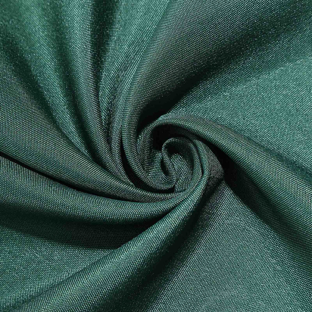 Polyester Square 54"x54" Tablecloth Hunter Emerald Green - Wrinkle-Resistant & Durable Table Cover