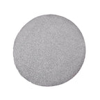 6-Pack Placemats Glitter Design Silver Sparkle Round - Non-Slip Decorative Dining Table Mats 13"