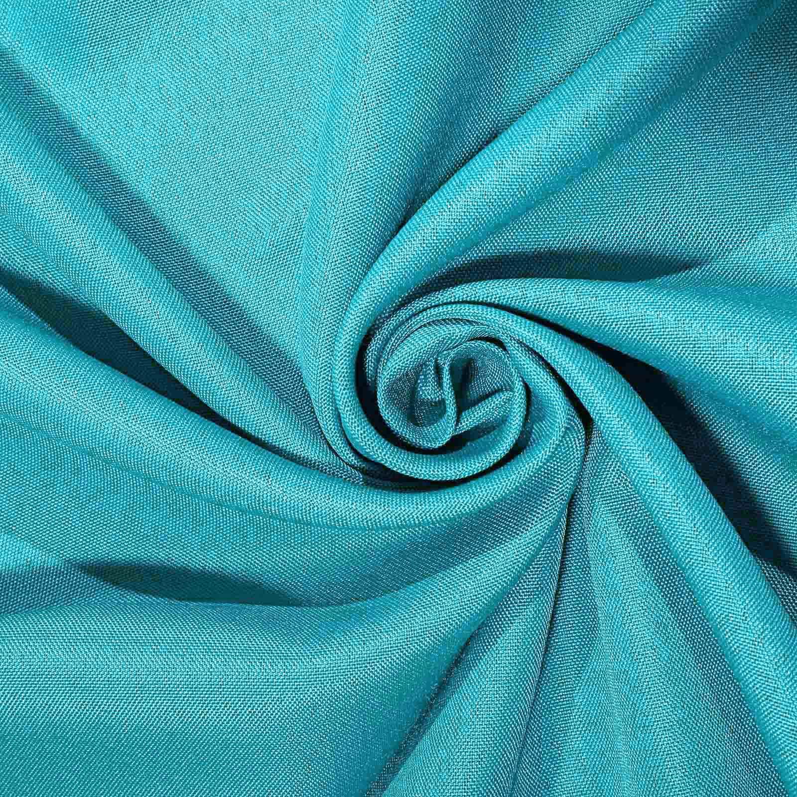 Polyester Square 54"x54" Tablecloth Turquoise - Wrinkle-Resistant & Durable Table Cover