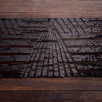 Sequin 12"x108" Table Runner Black - Diamond Glitz Design - Bell Racket Store