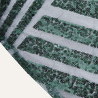 Sequin 12"x108" Table Runner Hunter Emerald Green - Diamond Glitz Design - Bell Racket Store