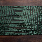 Sequin 12"x108" Table Runner Hunter Emerald Green - Diamond Glitz Design - Bell Racket Store