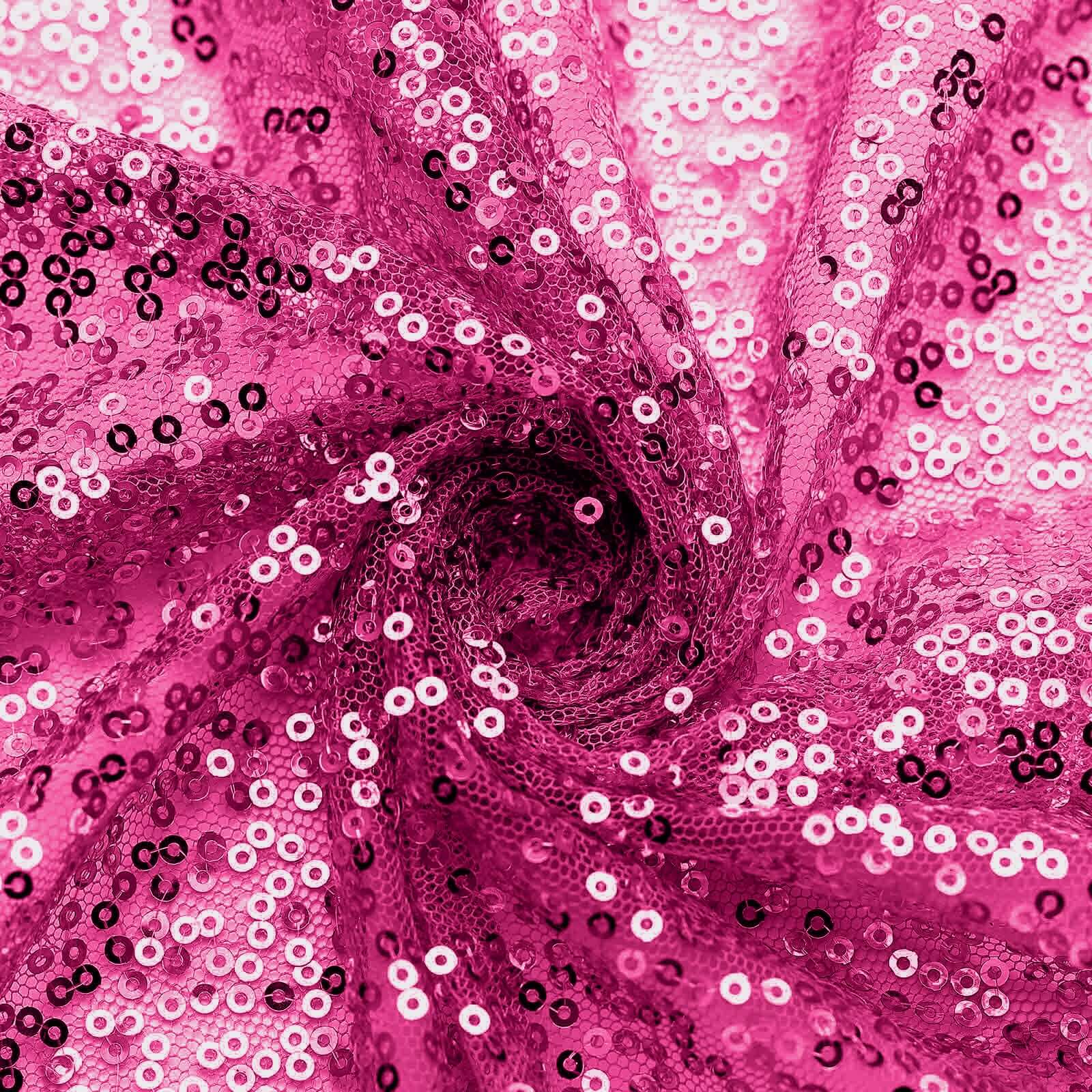 Sequin 20"x20" Napkin Fuchsia - Shimmering Dinner Napkin - NestOCart