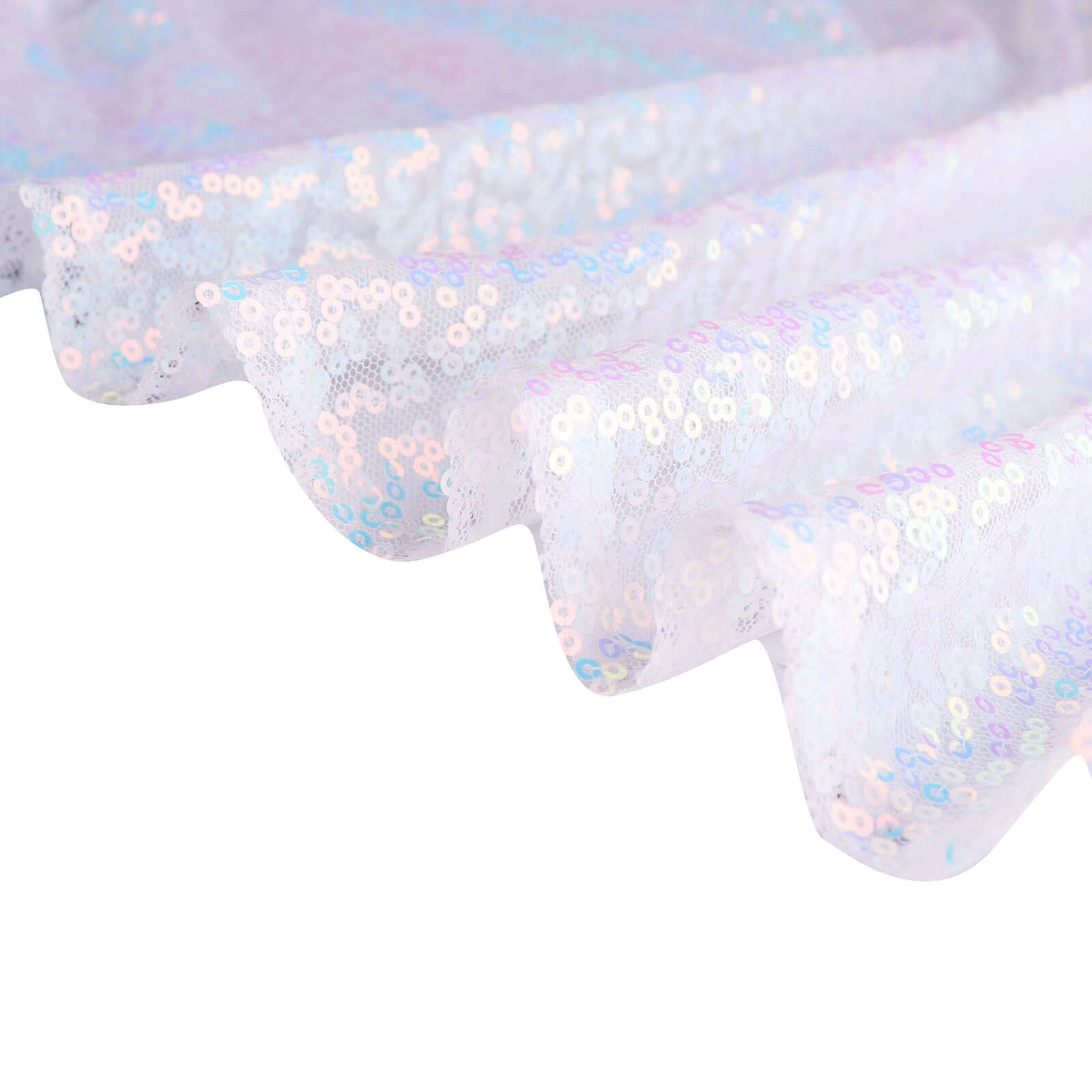 Sequin 20"x20" Napkin Iridescent Blue - Shimmering Dinner Napkin - Bell Racket Store