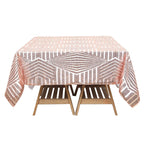 Sequin 72" Table Overlay Square Tablecloth Blush - Diamond Glitz Table Cover - Bell Racket Store