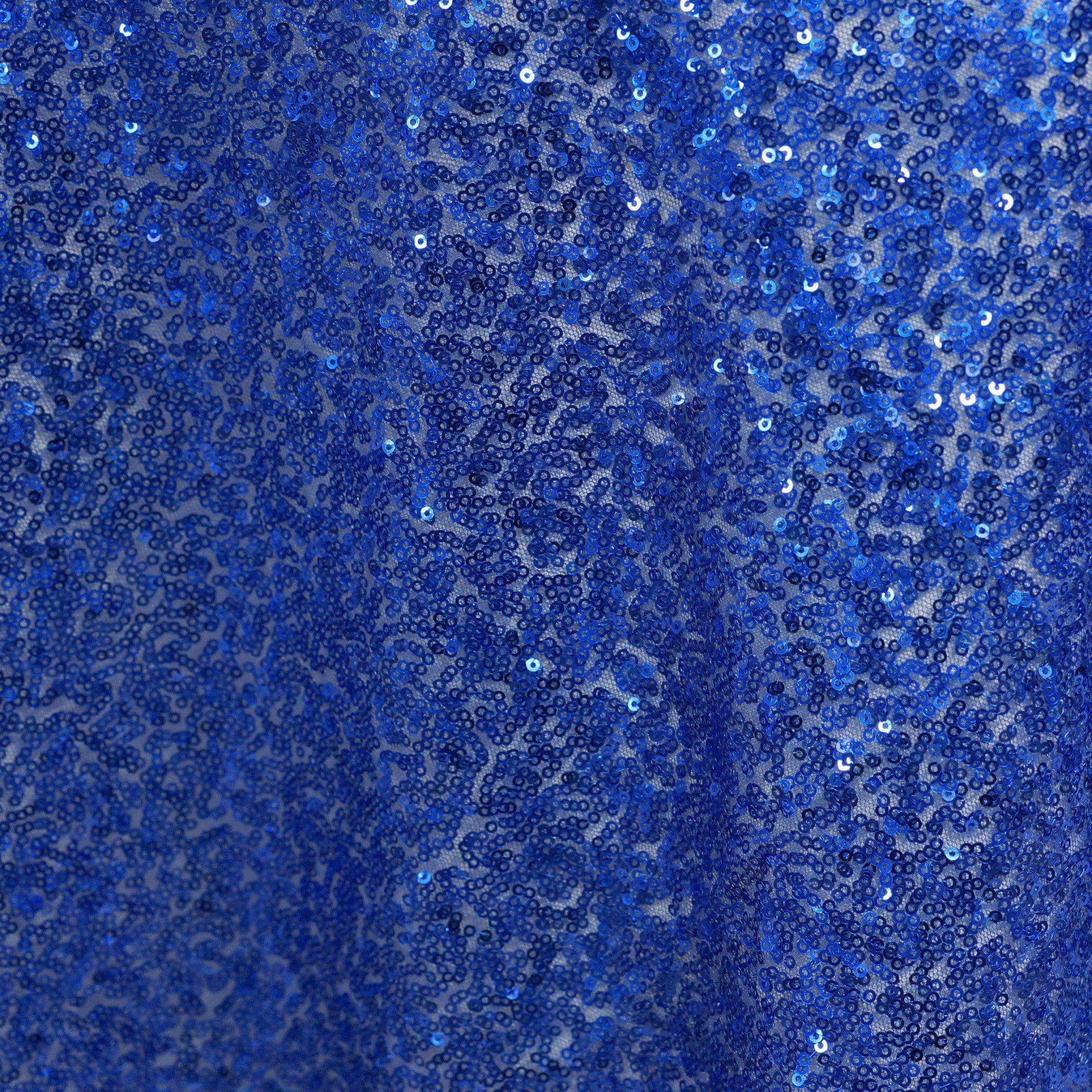 Sequin 72"x72" Table Overlay Square Tablecloth Royal Blue - Sparkly Table Cover - NestOCart