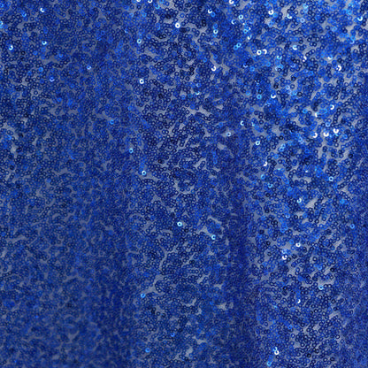 Sequin 72"x72" Table Overlay Square Tablecloth Royal Blue - Sparkly Table Cover - NestOCart
